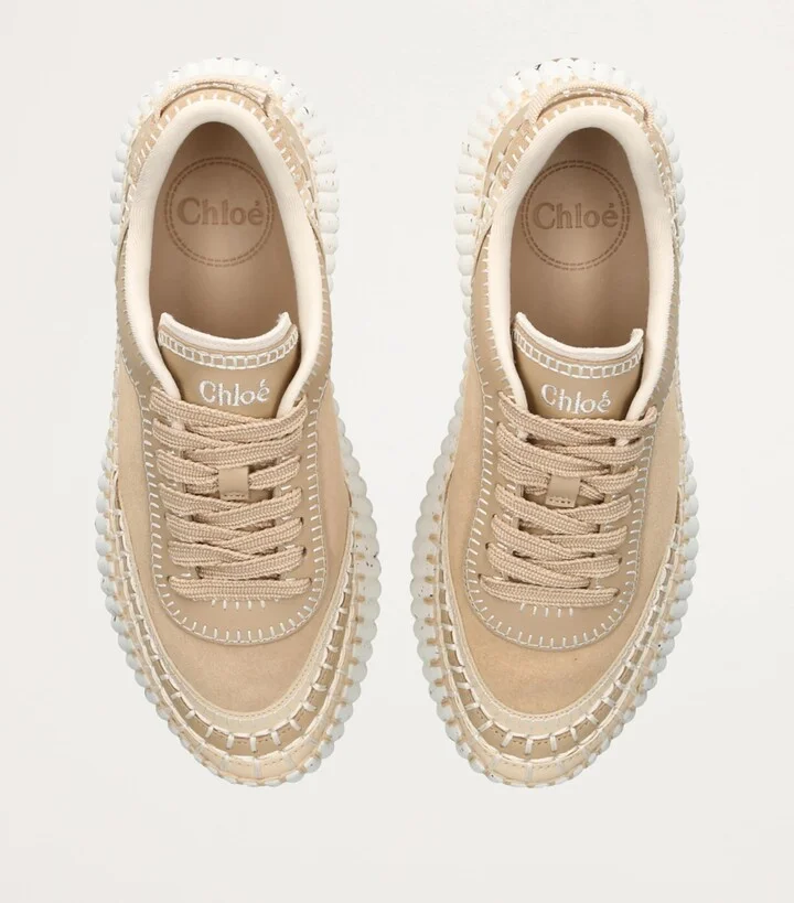 Chloé Suede Nama Runner Sneakers - Image 4