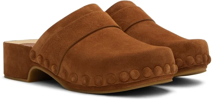 Chloé Tan Joy Clogs - Image 4
