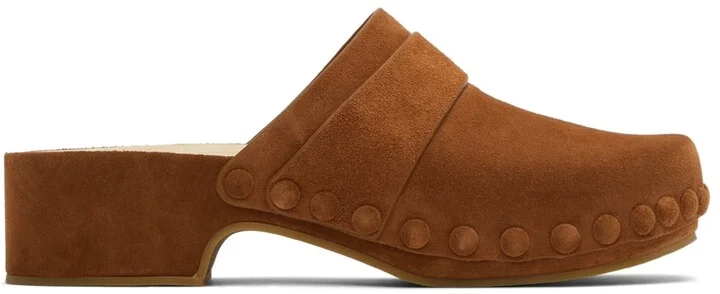 Chloé Tan Joy Clogs