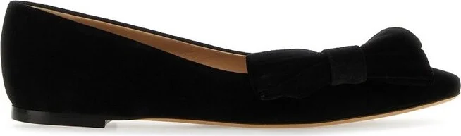 Chloé Théa Bow-detailed Ballerina Shoes