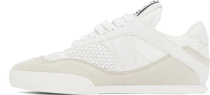 Chloé White & Beige 'Chloé Kick' Sneakers - Image 3