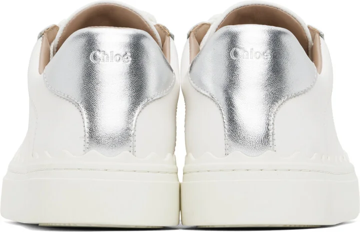 Chloé White Lauren Sneakers - Image 2
