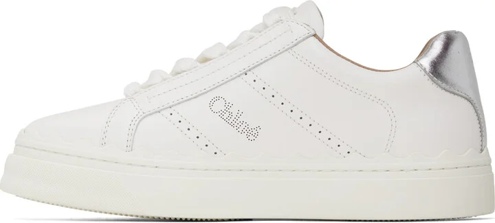 Chloé White Lauren Sneakers - Image 3