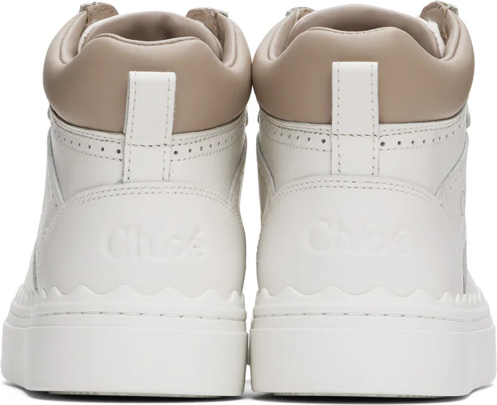 Chloé White Lauren Sneakers - Image 2