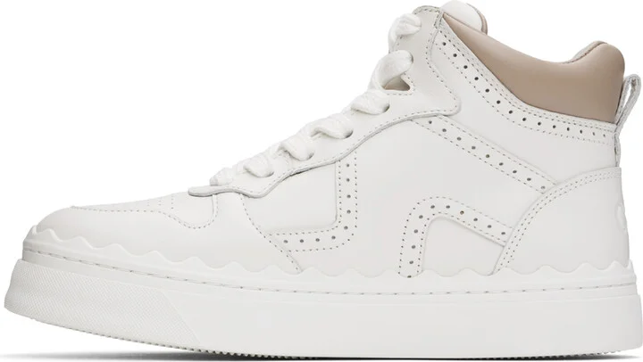 Chloé White Lauren Sneakers - Image 3
