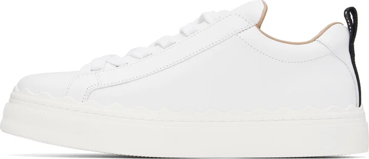 Chloé White Lauren Sneakers - Image 3