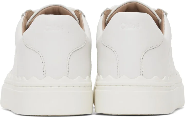 Chloé White Lauren Sneakers - Image 2