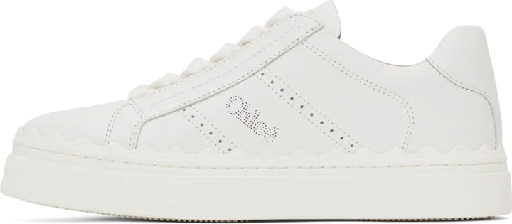 Chloé White Lauren Sneakers - Image 3