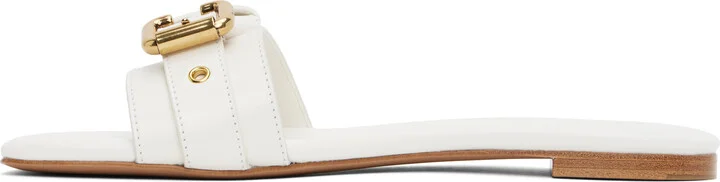 Chloé White Mae Sandals - Image 3