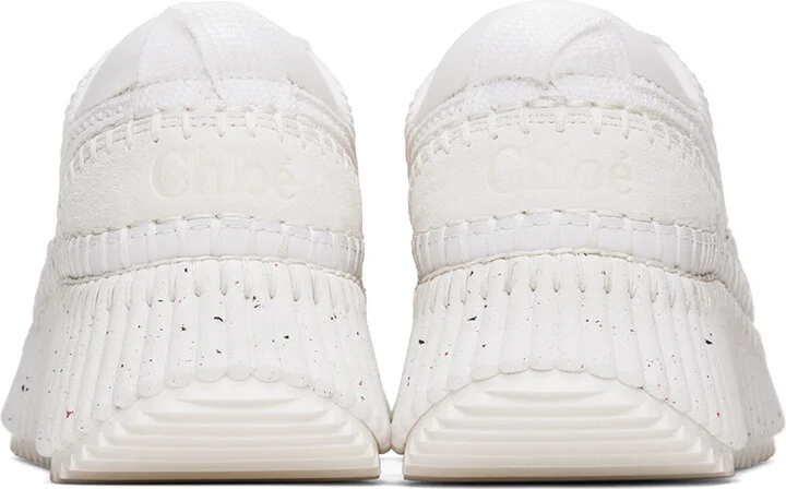 Chloé White Nama Sneakers - Image 2