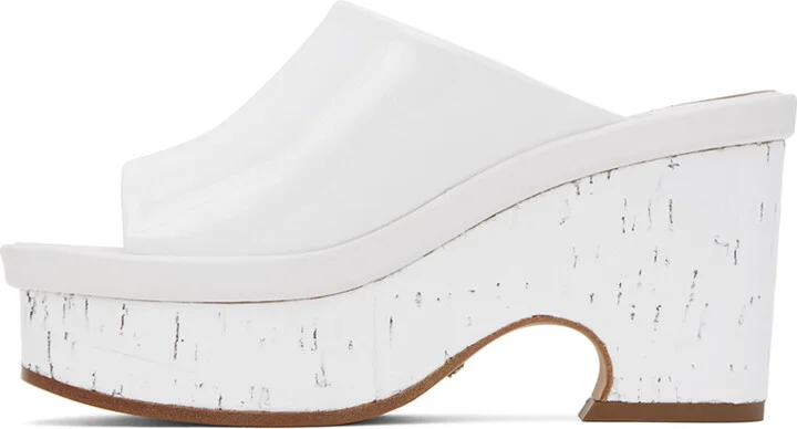 Chloé White Oli Mules - Image 3