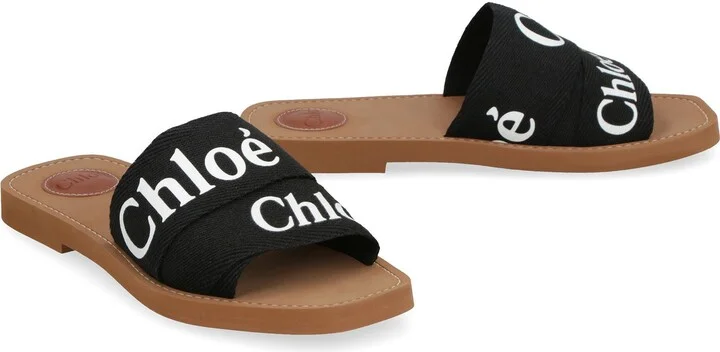 Chloé Woody Fabric Mules - Image 3