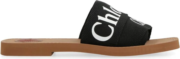 Chloé Woody Fabric Mules