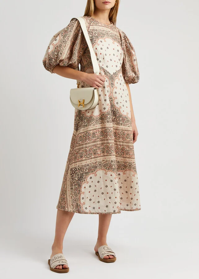 Chloe Woody Logo Canvas Sliders - Image 6