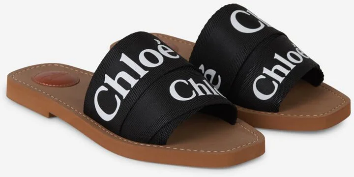 Chloé Woody Logo Sandals - Image 2