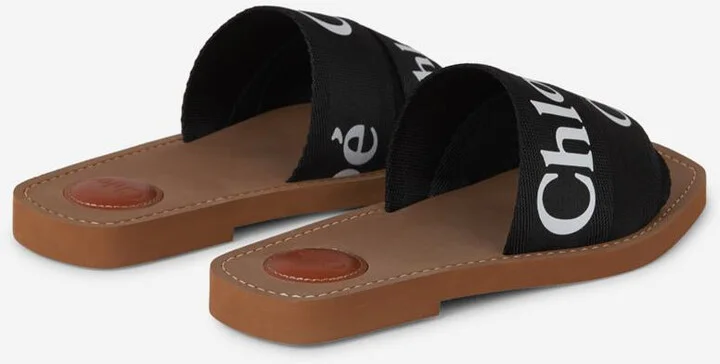 Chloé Woody Logo Sandals - Image 3