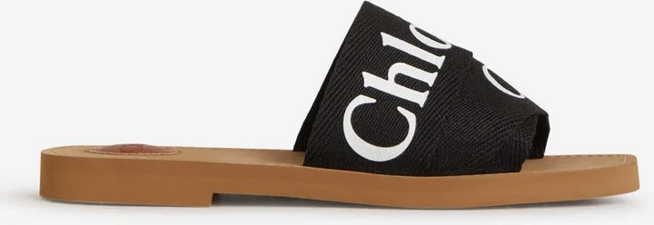 Chloé Woody Logo Sandals