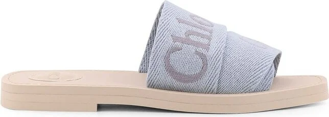 Chloé Woody Open Toe Slip-On Slides