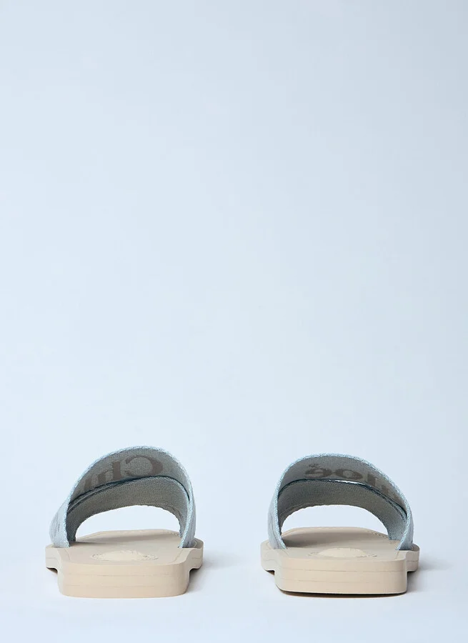 Chloé Woody Slides - Woman Slides Blue Eu - 36 - Image 6
