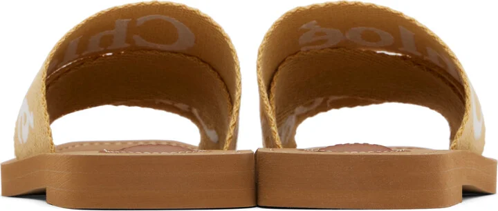 Chloé Yellow Woody Sandals - Image 2