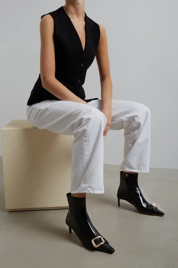 Choc 55 black booties - Image 6