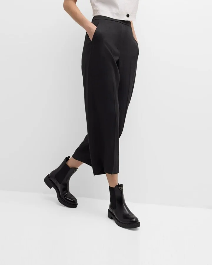 Chocolate Calfskin Chelsea Ankle Boots - Image 7