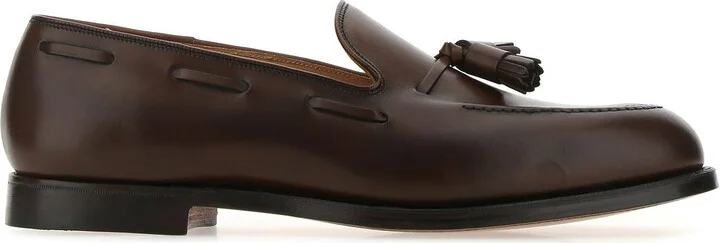 Chocolate leather Cavendish 2 loafers