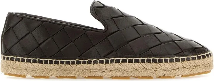 Chocolate Leather Jack Espadrillas