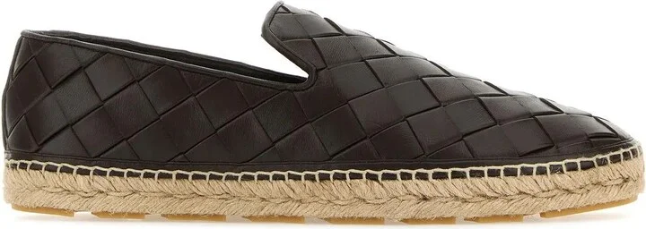 Chocolate Leather Jack Espadrillas