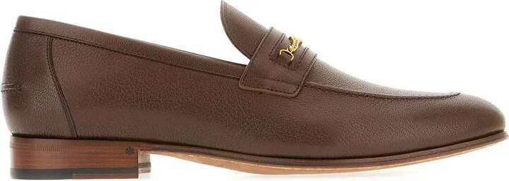 Chocolate Leather Loafers