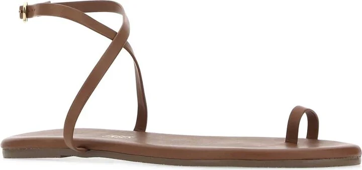Chocolate Leather Phoebe Sandals - Image 2