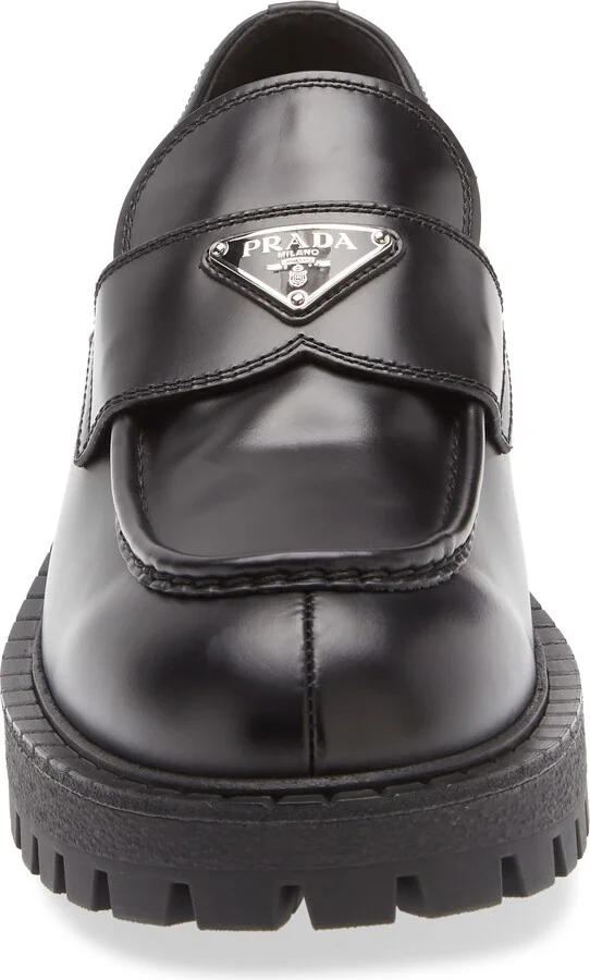 Chocolate Lug Sole Loafer - Image 4