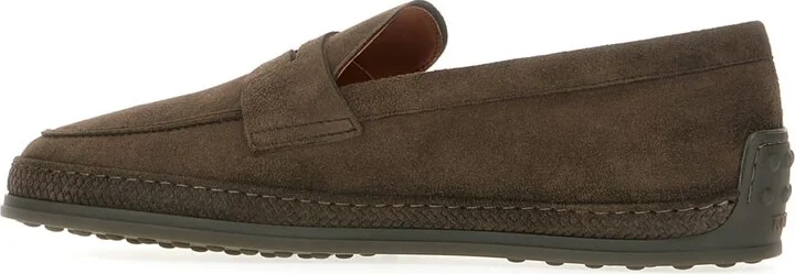 Chocolate Suede Loafers - Image 3