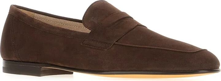 Chocolate Suede Loafers - Image 2