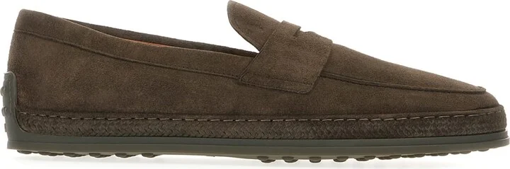 Chocolate Suede Loafers