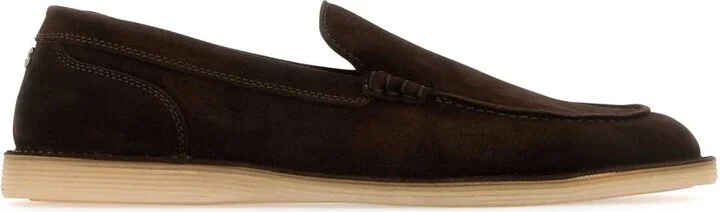 Chocolate Suede New Florio Loafers