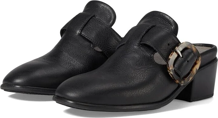 Choice 17499-BA6 Mule Women 9-9.5 Black Leather Slip-On Casual Shoes KHD135