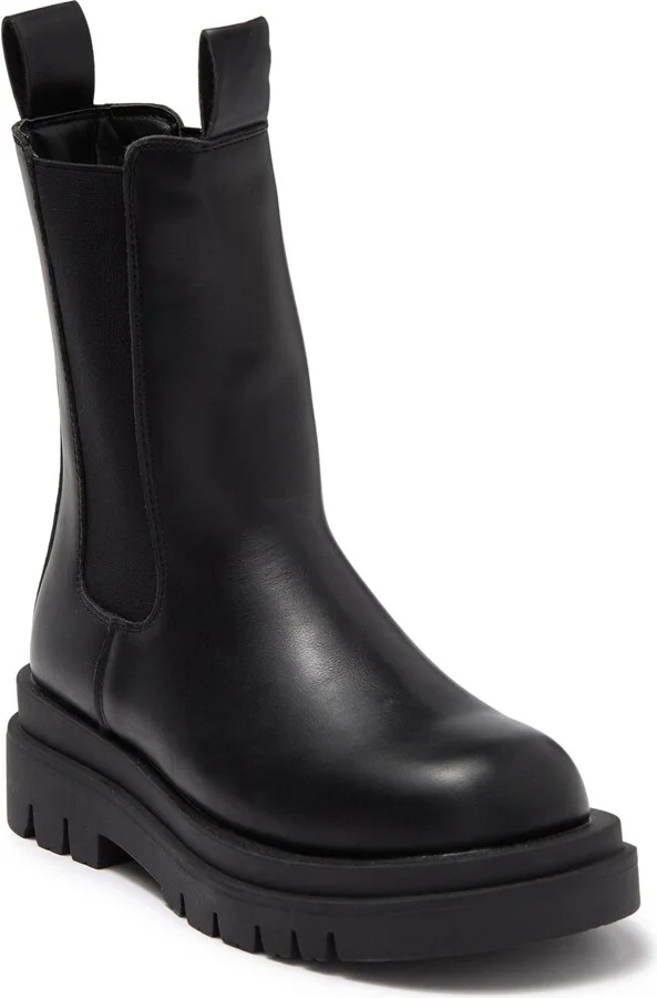 Chole Mid Faux Fur Lined Chelsea Boot