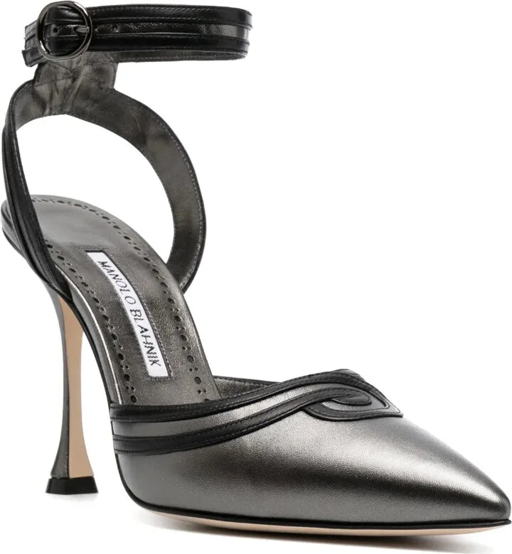 Chonga 105mm leather pumps - Image 2