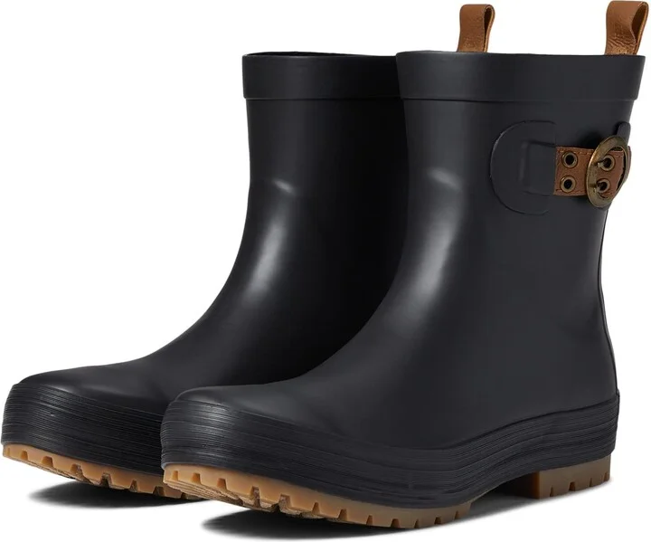 Chooka Everyday Mid Buckle Boot Black 8 M