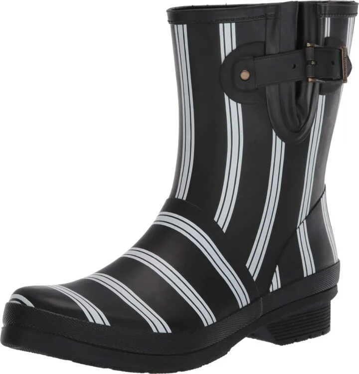 Chooka Smart Stripes Mid Boot Black 7