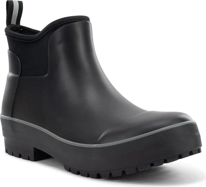 Chooka Women's Everyday Neoprene Waterproof Ankle Rain Boots | Slip-On Chelsea Insulated Rubber Boots for Women