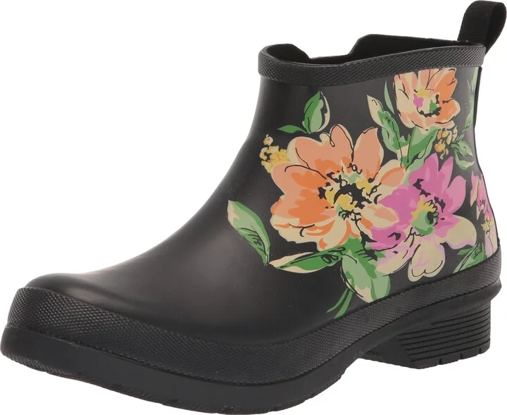 Chooka Womens Waterproof Chelsea Bouquet Rain Boot