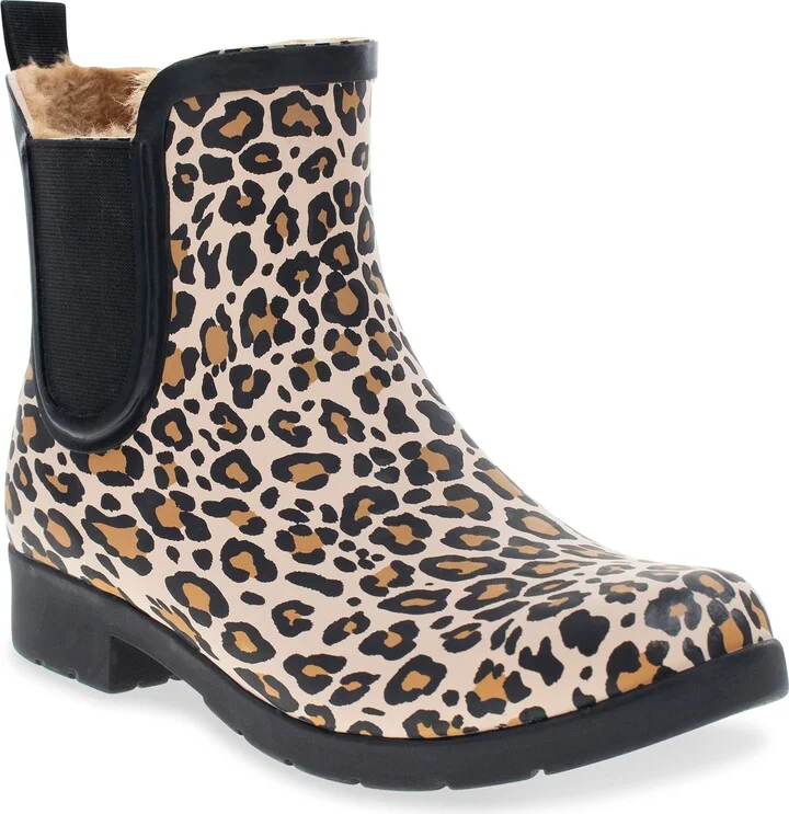 Chooka Womens Waterproof Plush Chelsea Bootie Rain