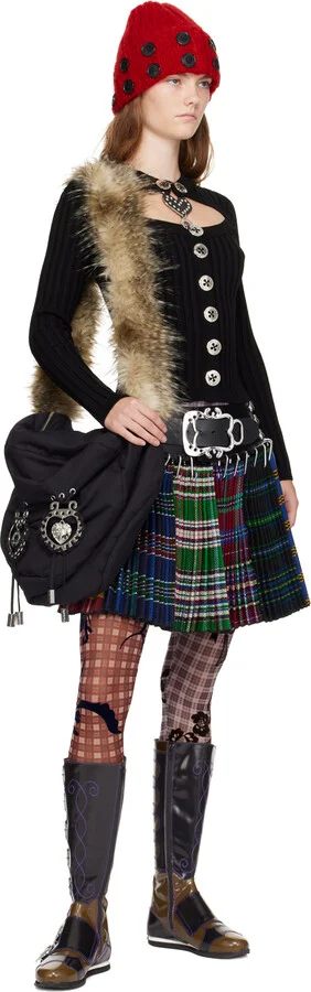 Chopova Lowena Black & Brown Stefanie Boots - Image 5