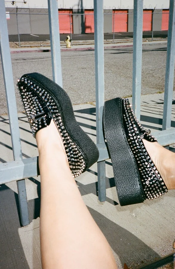 Choux Street Pointed Toe Platform Wedge Bit Loafer - Image 2