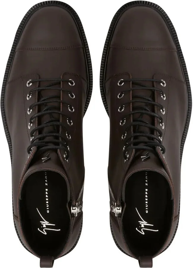 Chris leather combat boots - Image 4