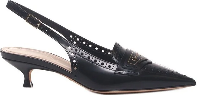 Christian Dior Boy Pointed Toe Slingback Pumps