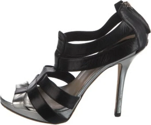 Black, Metallic, Silver