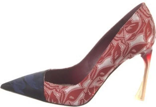 Blue, Pattern Prints, Red